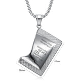 Silica Gel Silver Necklace