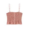 Gingham Plaid Camisole Top