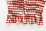Gingham Plaid Camisole Top