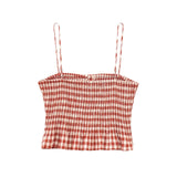 Gingham Plaid Camisole Top