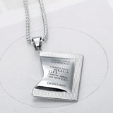 Silica Gel Silver Necklace