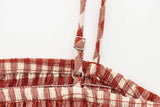 Gingham Plaid Camisole Top