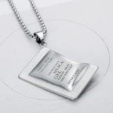 Silica Gel Silver Necklace