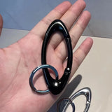 Stainless Steel O Keyring