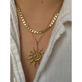 Spiral Sun Necklace