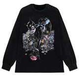 Oversized Bat Woman Tee