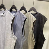 Acid Wash Sleeveless Tee