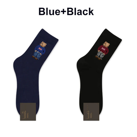 2 Pairs Polo Bear Socks