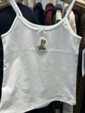 Bambi Embroidered Camisole Tank Top
