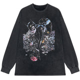 Oversized Bat Woman Tee