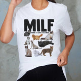 MILF Man I Love Felines Tee
