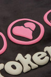 Hearts Are Made To Be Broken Puff Print Hoodie