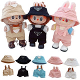 17 cm mini LABUBU Prada Clothes (Doll Not Included)