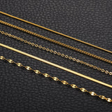 Slim Old English Necklace