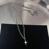 Solid Steel Charm Necklaces