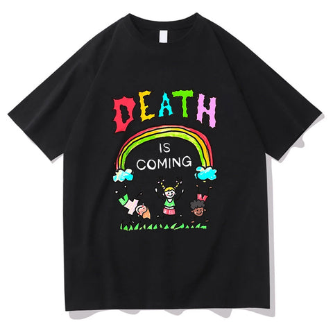 Death Is Coming Rainbow Tee