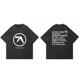 Aphex Twin Washed Black Tee