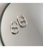 Double Heart Bottle Cap Earrings