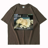 OK I Pull Up Capybara Tee