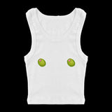 Olive Nipple Tank