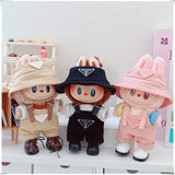 17 cm mini LABUBU Prada Clothes (Doll Not Included)