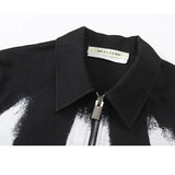 Oversized Zip Up Bowling Shirt