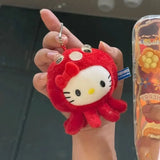 Hello Octopus Kitty Keychain