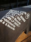Aphex Twin Washed Black Tee