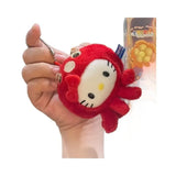 Hello Octopus Kitty Keychain