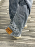 Retro Baggy Reversed High Waisted Jeans