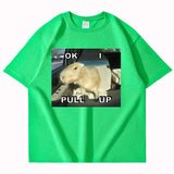 OK I Pull Up Capybara Tee