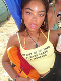 I'm Out Of My Mind Please Leave A Message Cami Top