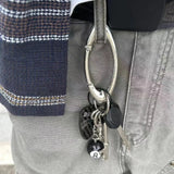 Stainless Steel O Keyring