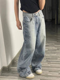 Retro Baggy Reversed High Waisted Jeans