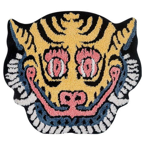 Tibetan Tiger Face Tufted Rug