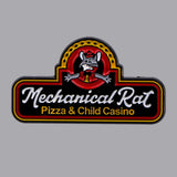 Mechanical Rat Pizza Child Casino Pin