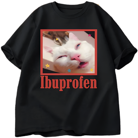 Ibuprofen Cat Tee