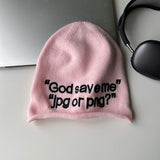 "God Save Me jpg or png?" Beanie