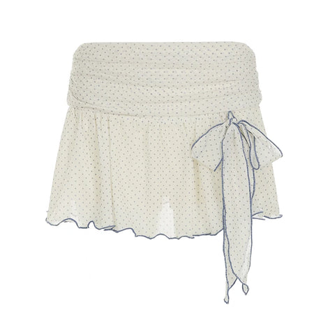 Sweet Polka Dot Mini Skirt