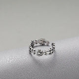 S925 Sterling Silver Cross Ring