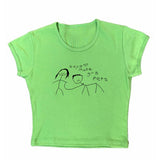 Boys Make Great Pets Crop Top