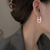 Double Heart Bottle Cap Earrings