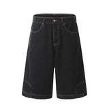 Inverted Upside Down Denim Jorts