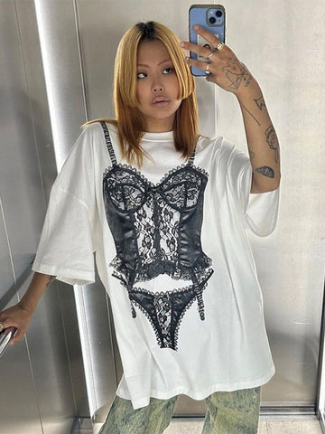 Lingerie Oversized Tee