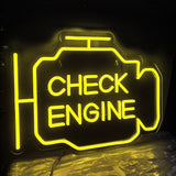 Check Engine Neon Light
