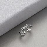 S925 Sterling Silver Cross Ring