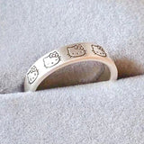 Stainless Steel Kelly Kitty Ring