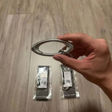 Stainless Steel O Keyring