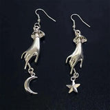 Moon And Stars Earrings