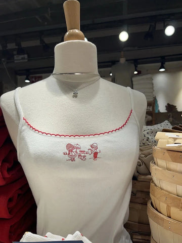 Strawberry Shortcake Embroidered Camis Top